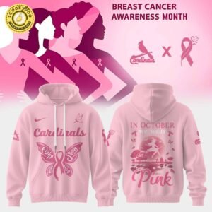 St. Louis Cardinals x Breast Cancer Awareness Month Hoodie Collection 2025
