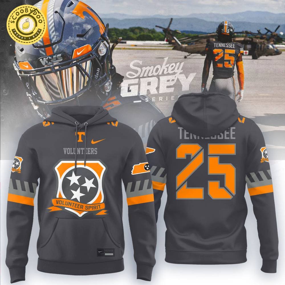 Tennessee Football Smokey Grey Series Uniform 2025 Hoodie Tennessee Football Smokey Grey Series Uniform 2025 Hoodie