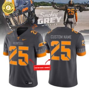 Tennessee Football Smokey Grey Series Uniform 2025 Jersey