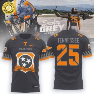 Tennessee Football Smokey Grey Series Uniform 2025 Shirt