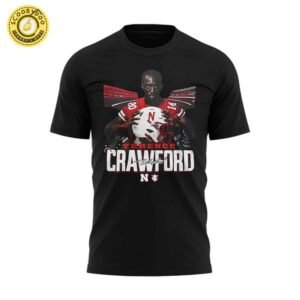 Terence Crawford Nebraska Huskers Football T-Shirt – Black Graphic Tee for Fans
