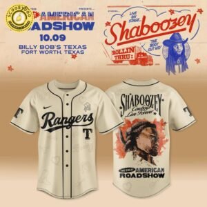 Texas Rangers X Shaboozey – The Great American Roadshow 2025 Merch