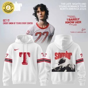 Texas Rangers X Sombr – The Late Nights & Young Romance Tour Merch