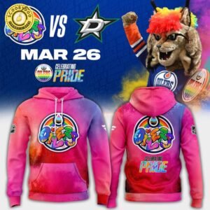 Unisex’s Edmonton Oilers Navy Team Pride Logo Hoodie