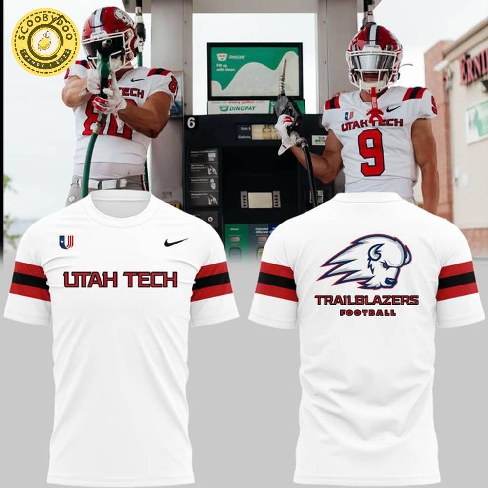 Utah Tech Football Classic Gameday Uniform T-shirt - Special Edition Utah Tech Football Classic Gameday Uniform T-shirt - Special Edition