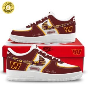 Washington Commanders Personalized AF1 Shoes