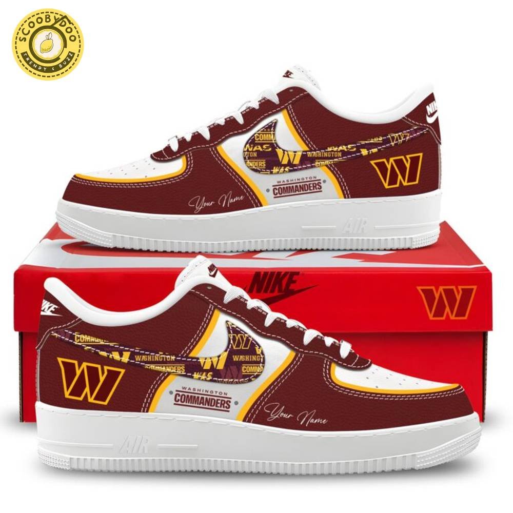 Washington Commanders Personalized AF1 Shoes Washington Commanders Personalized AF1 Shoes