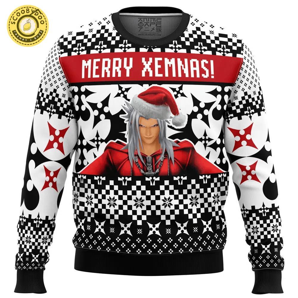 Xemnas Kingdom Hearts Ugly Christmas Sweater Xemnas Kingdom Hearts Ugly Christmas Sweater