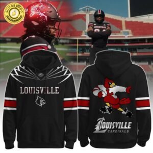 Louisville Cardinals Retro Mascot Hoodie