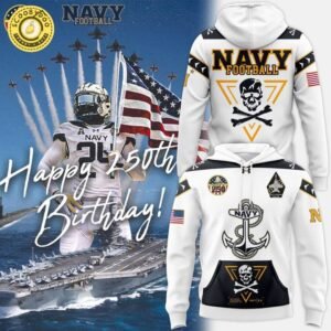 Navy Football – Navy 250th Birthday Celebration Night 2025 Hoodie