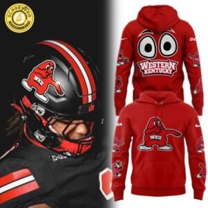 WKU Football 2025 Big Red Zombieland Red Hoodie