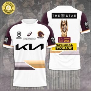 Brisbane Broncos 2025 Premiership 3D Shirt