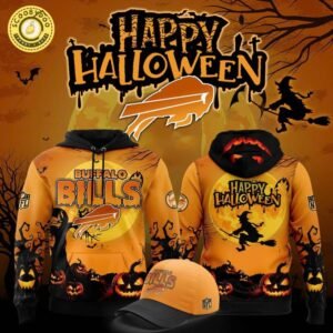 Buffalo Bills ” Happy Halloween ” Hoodie 2025