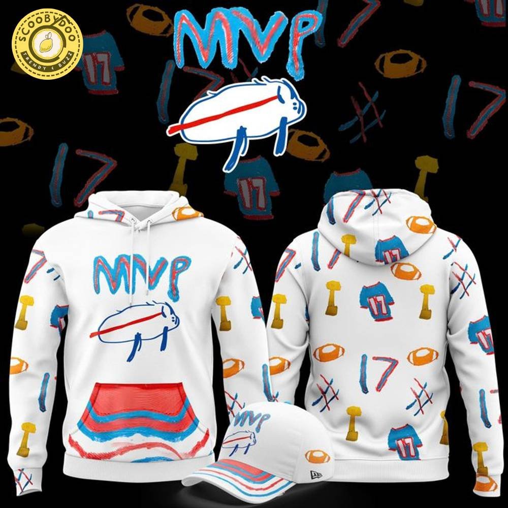 Buffalo Bills '' Josh Allen 2025 Billustration Charlie'' Special Hoodie Buffalo Bills '' Josh Allen 2025 Billustration Charlie'' Special Hoodie