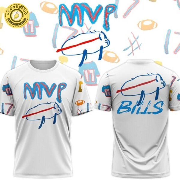 Buffalo Bills ” Josh Allen 2025 Billustration Charlie” Special T-Shirt