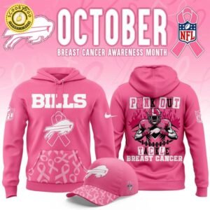 Buffalo Bills ” OCTOBER BREAST CANCER AWARENESS MONTH ” Hoodie