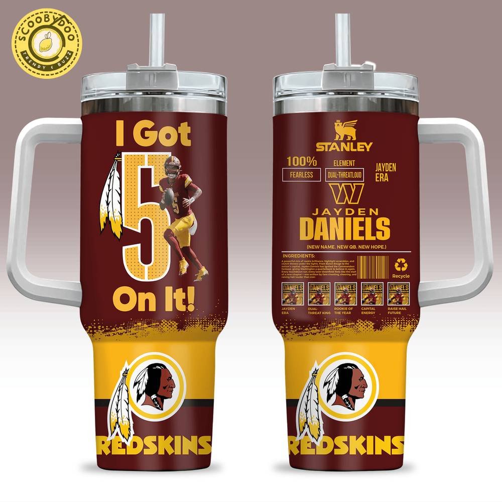 J.D 5 Washington Football Tumbler 40oz J.D 5 Washington Football Tumbler 40oz