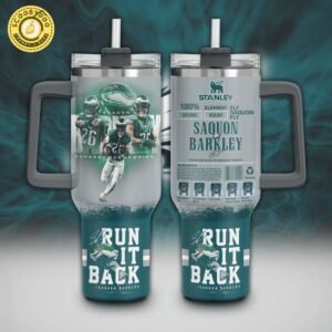 S.B 26 Philadelphia Football “Run It Back” Tumbler 40oz