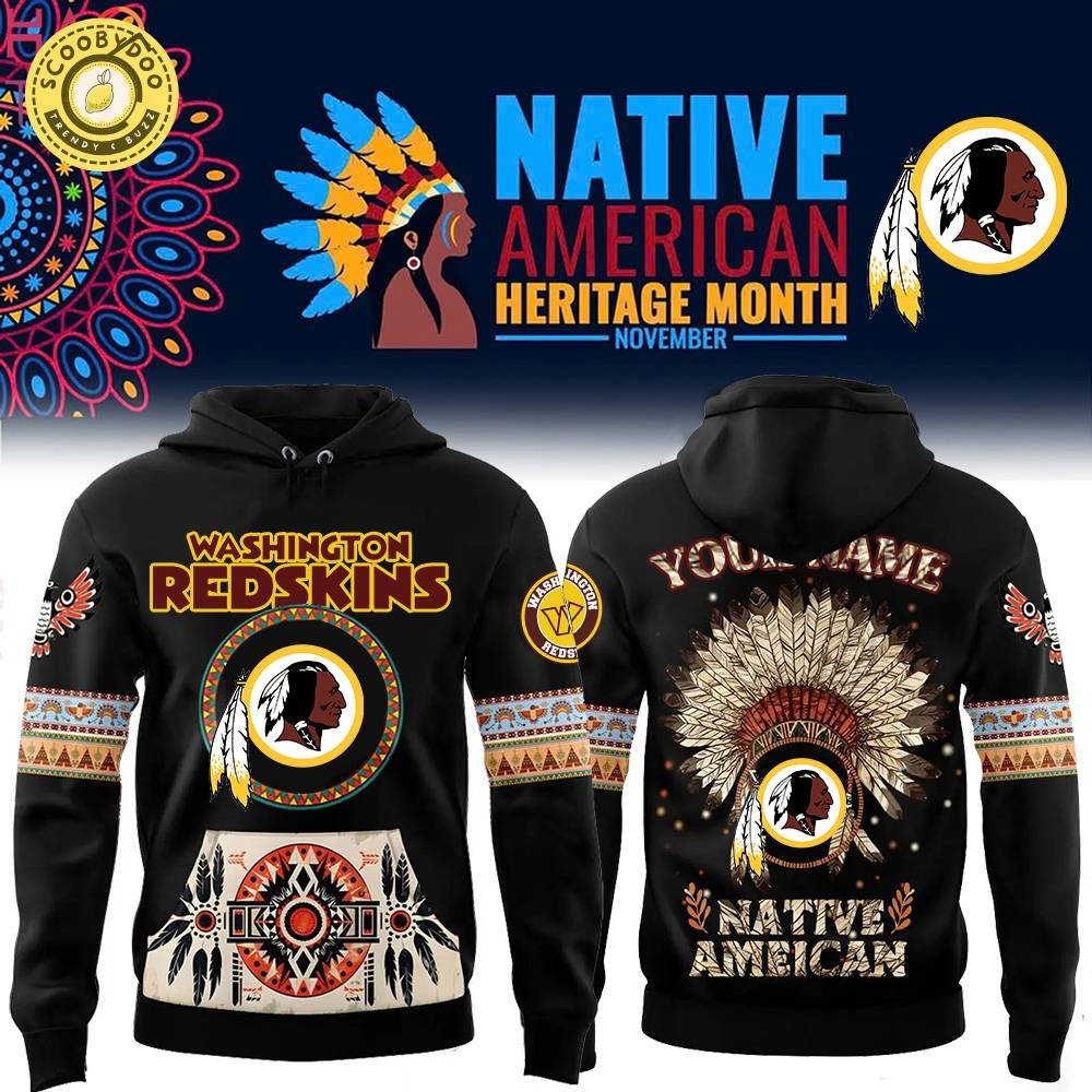 Washington Redskins x Native American Heritage-3D Unisex Hoodie Washington Redskins x Native American Heritage-3D Unisex Hoodie