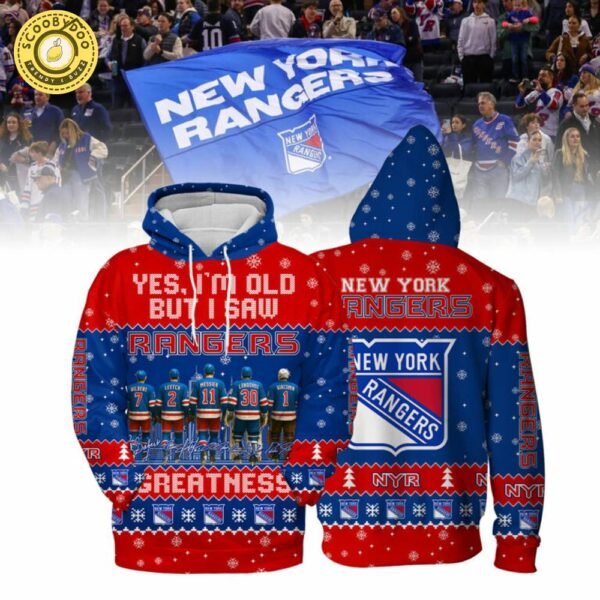 Yes, I Am Old But I Saw Rangers Greatness Ugly Hoodie